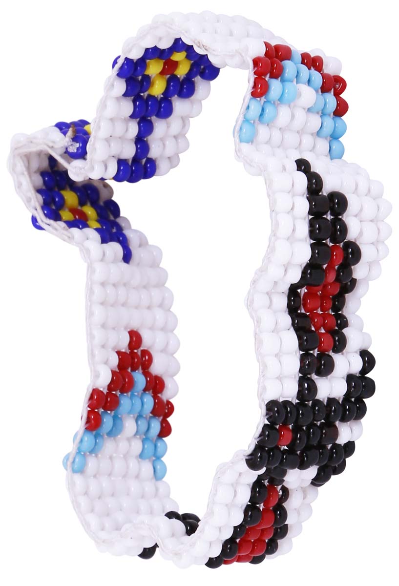 Source Hand Beaded Colorful Wrist Band/Bracelet in Bulk - Wholesale Wrist Band/Bracelet with Geometric Patterns - Women Fashion Jewelry & Accessories